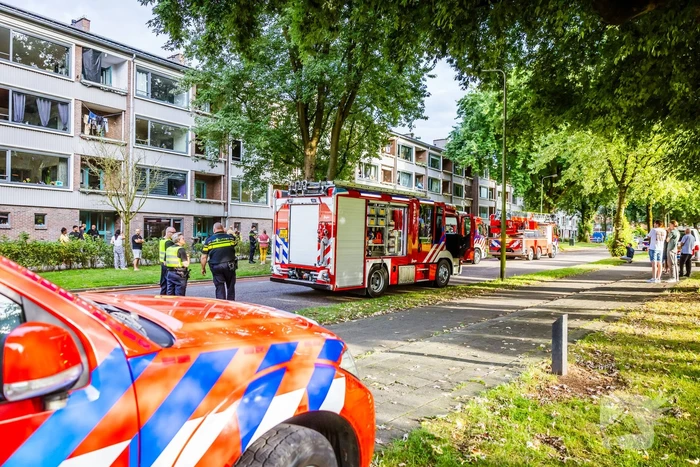 Veel schade na brand in flatwoning