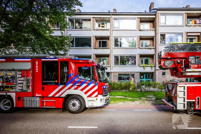 Veel schade na brand in flatwoning
