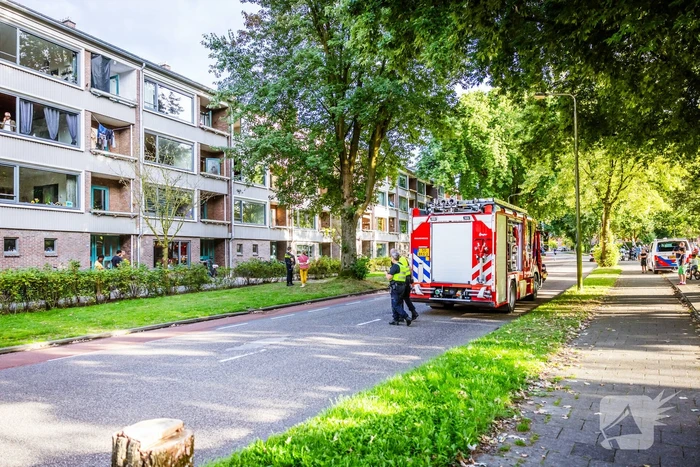 Veel schade na brand in flatwoning