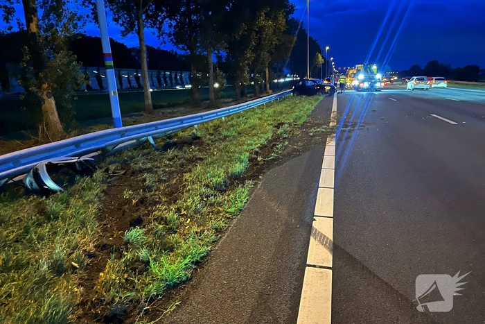 Automobilist aangehouden na eenzijdig ongeval