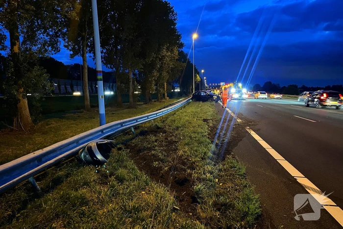 Automobilist aangehouden na eenzijdig ongeval