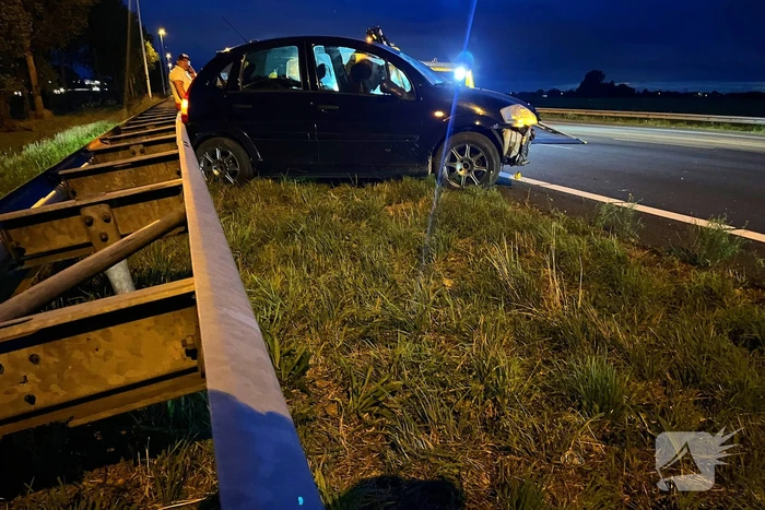 Automobilist aangehouden na eenzijdig ongeval