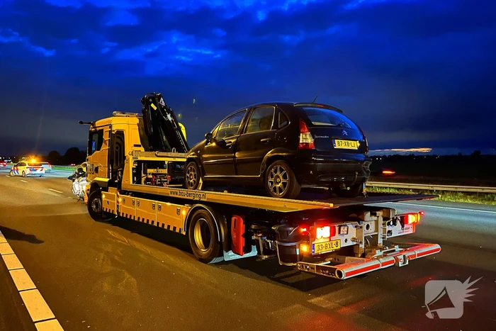 Automobilist aangehouden na eenzijdig ongeval