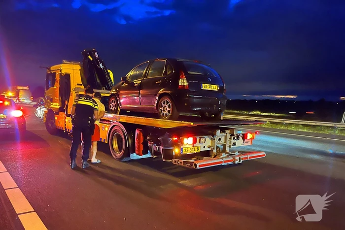 Automobilist aangehouden na eenzijdig ongeval