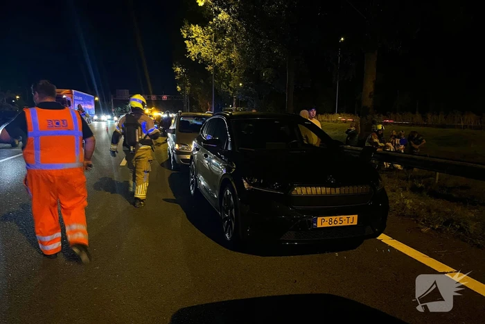 Drie voertuigen betrokken bij kettingbotsing