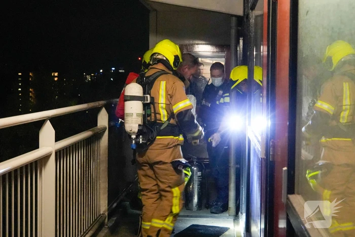 Explosie op de elfde verdieping in weide omgeving te horen