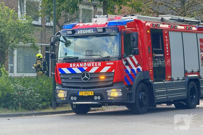 Brandweer ingezet voor gaslucht
