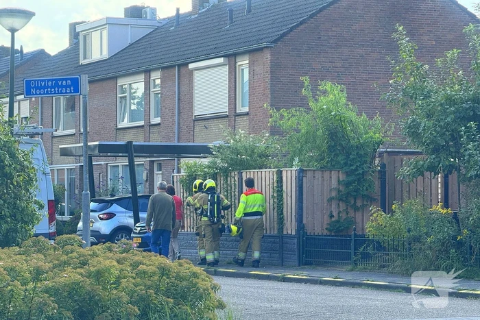Brandweer ingezet voor gaslucht