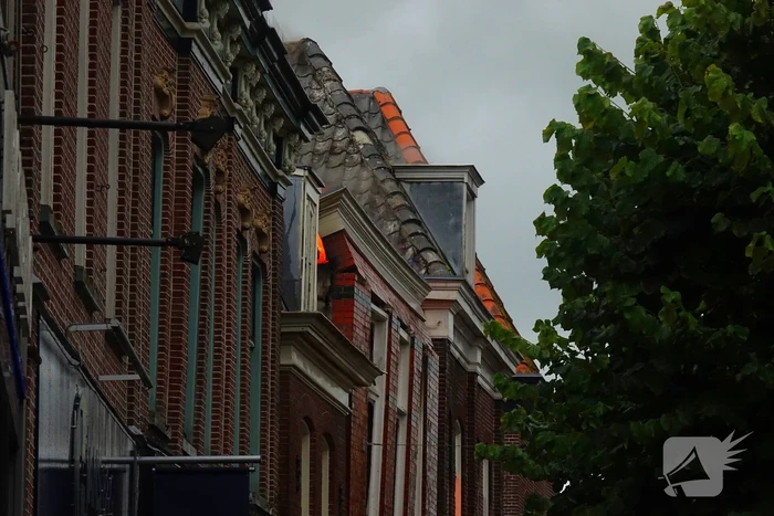 Veel rookontwikkeling bij brand in winkel