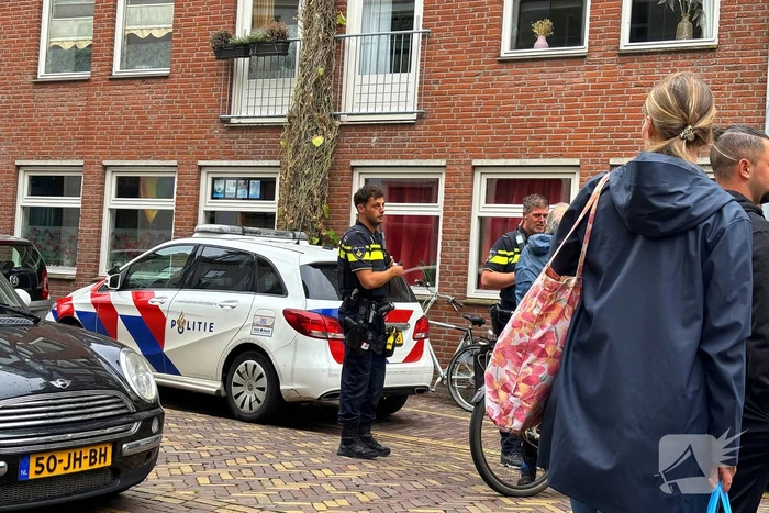Veel rook nadat spoelbak vlam vat