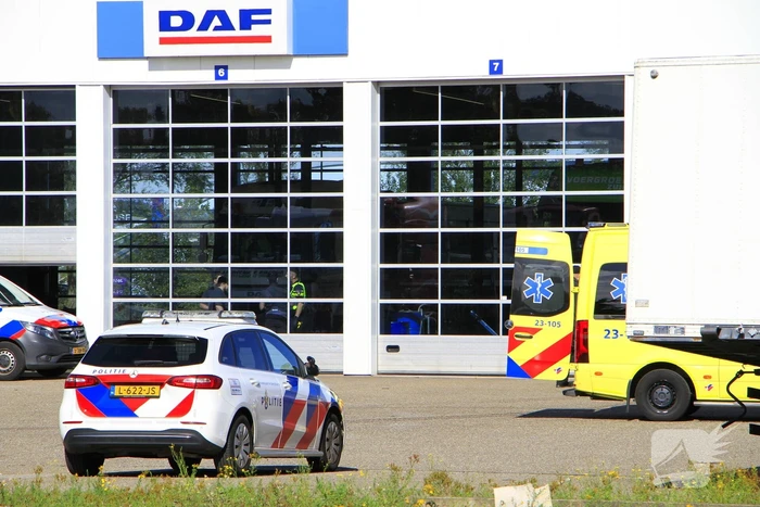 Traumateam ingezet na bedrijfsongeval