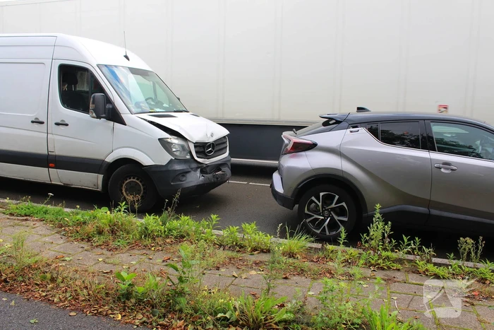 Kop-staartongeval zorgt voor verkeershinder