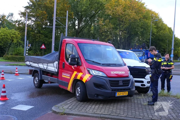 Bestelbus en 4x4 betrokken bij ongeval