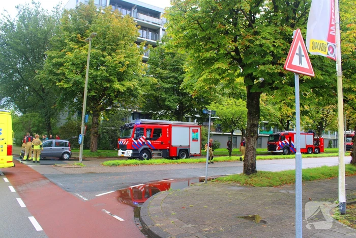 Brandweer verleent eerste hulp na ongeval