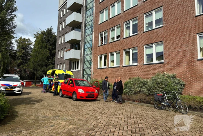 Voorruit gebarsten bij aanrijding met fietser