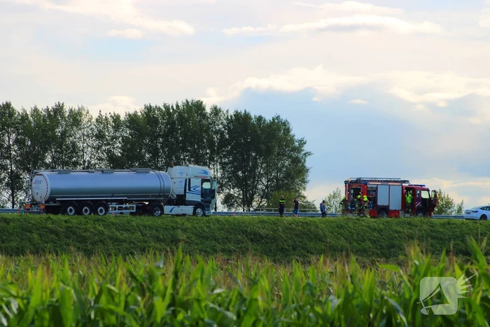 brand rijksweg a58 r 153,7 's-heer arendskerke