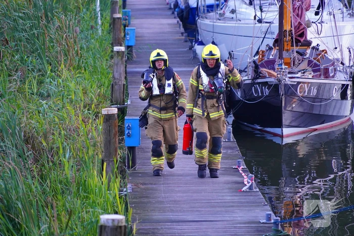Brandweer ingezet door rookontwikkeling op plezierjacht