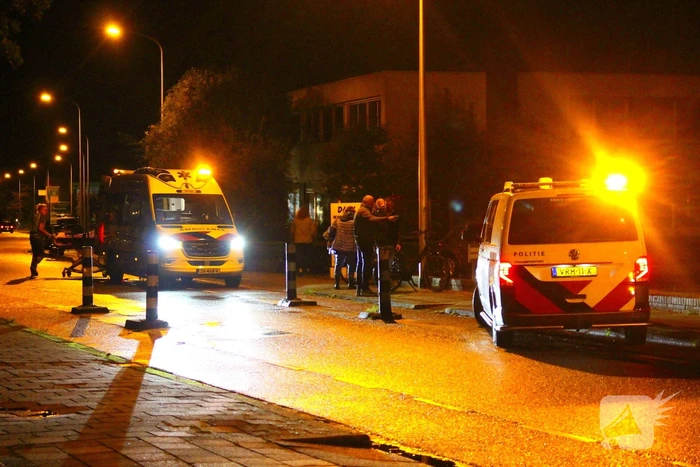 Fatbiker botst op wegversmalling