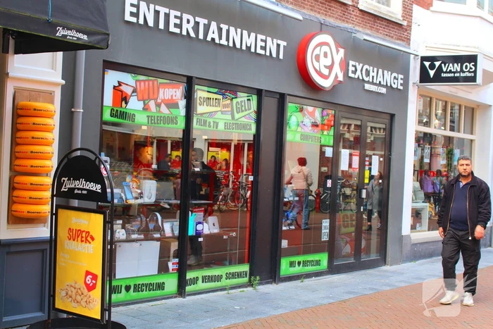 Entertainmentwinkel CEX voor tweede keer overvallen