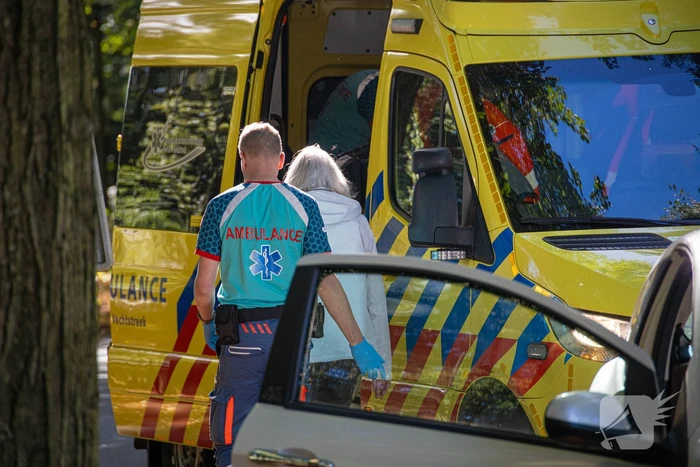 Een gewonde bij kettingbotsing