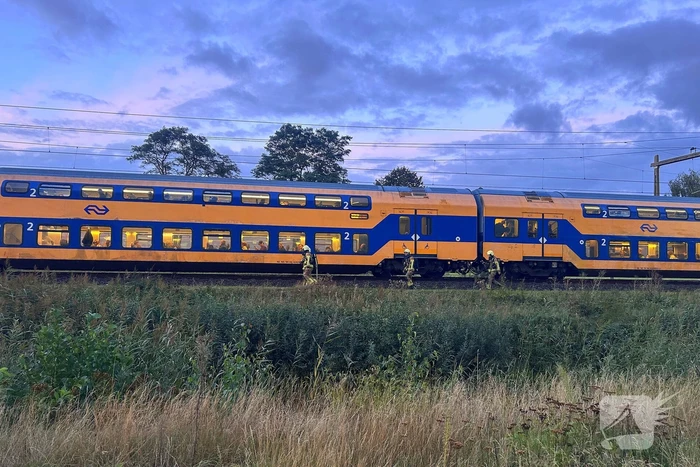 Rookontwikkeling onder trein door vastgelopen remmen