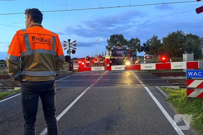 Rookontwikkeling onder trein door vastgelopen remmen