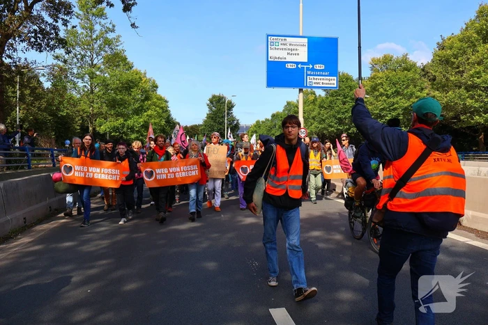 Weinig politie-inzet tijdens XR-blokkade wegens staking