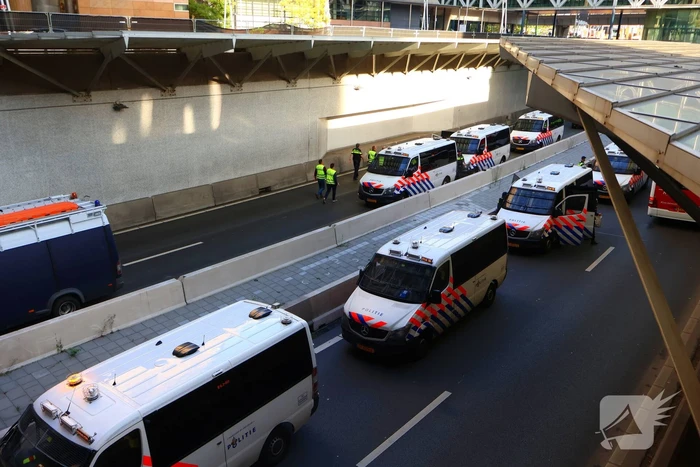 Weinig politie-inzet tijdens XR-blokkade wegens staking