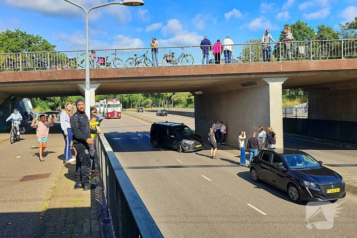 Aanrijding in tunnel zorgt voor verkeerschaos tijdens truckrun