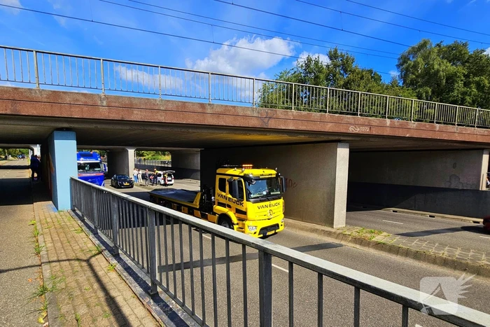 Aanrijding in tunnel zorgt voor verkeerschaos tijdens truckrun