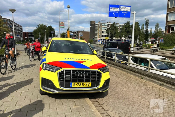 Traumateam ingezet voor ongeval op fietspad