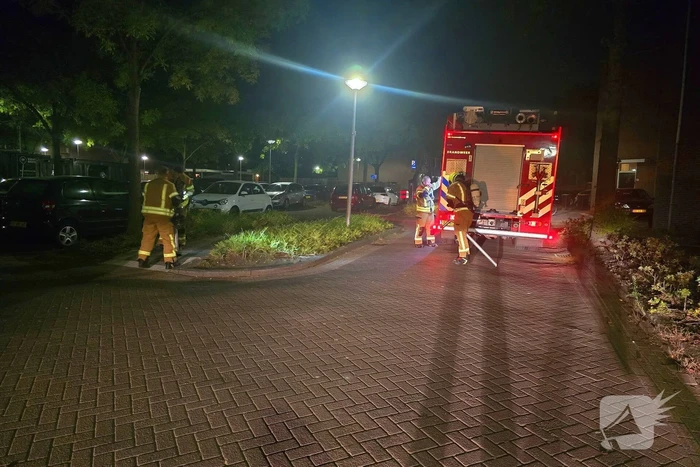 Brand in ondergrondse container snel geblust