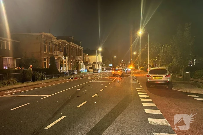 Scooterrijder gewond bij harde botsing met auto