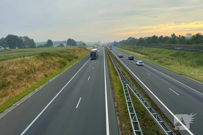 Veel schade bij kettingbotsing