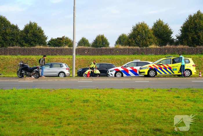 Motorrijder gewond na ongeval op provinciale weg