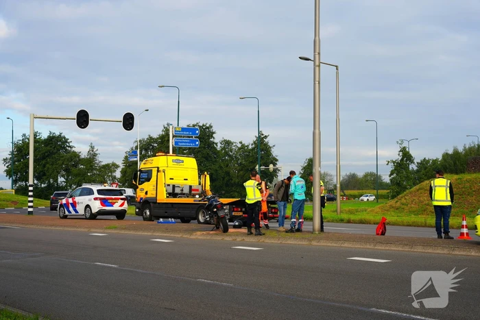 Motorrijder gewond na ongeval op provinciale weg