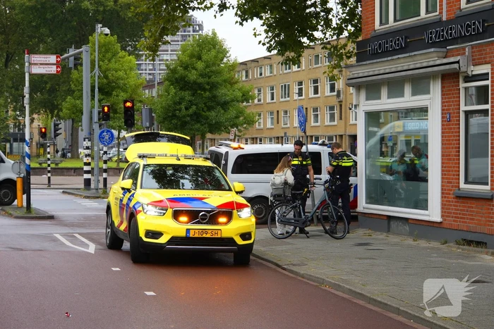 Aanrijding tussen fietser en scooter