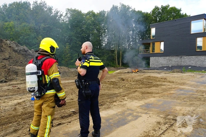 Poederblussers ingezet bij brand in stroomkast
