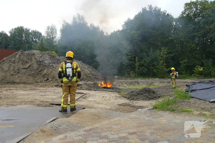 Poederblussers ingezet bij brand in stroomkast