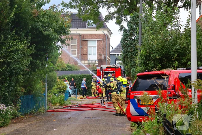 Grote rookontwikkeling bij woningbrand
