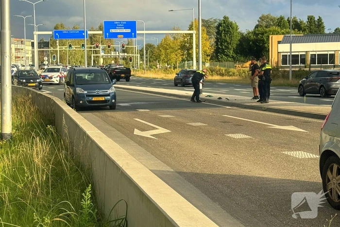 Auto's beschadigd bij kop-staartbotsing