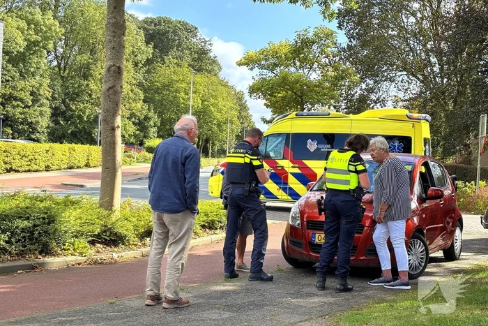 Fietser in botsing gekomen met automobilist