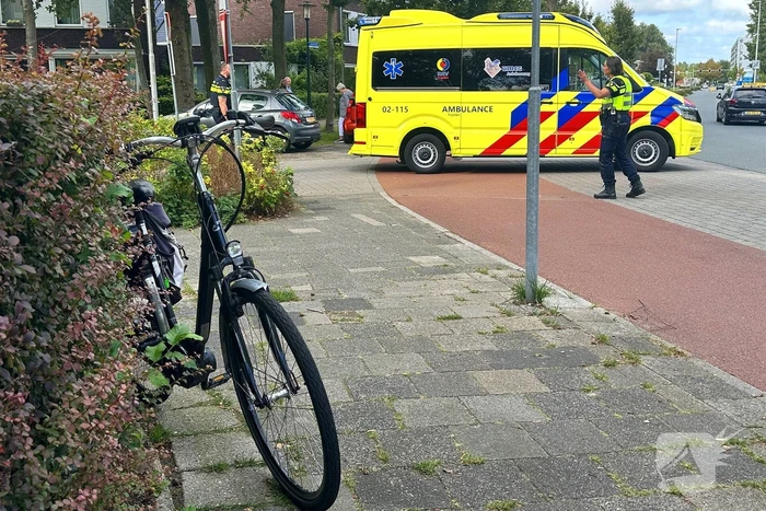 Fietser in botsing gekomen met automobilist