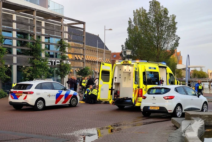 Fietsster gaat onderuit