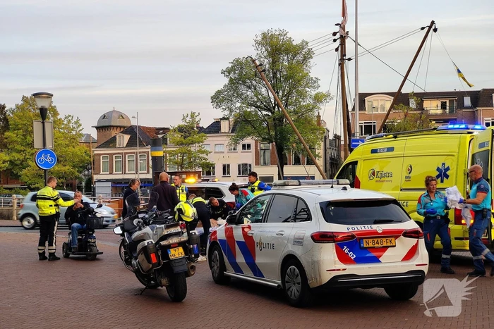 Fietsster gaat onderuit