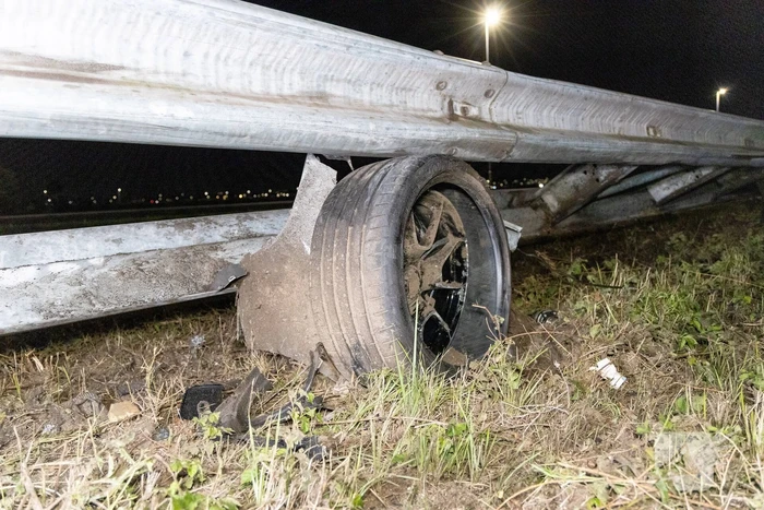 Peperdure Porsche total-loss na aanrijding