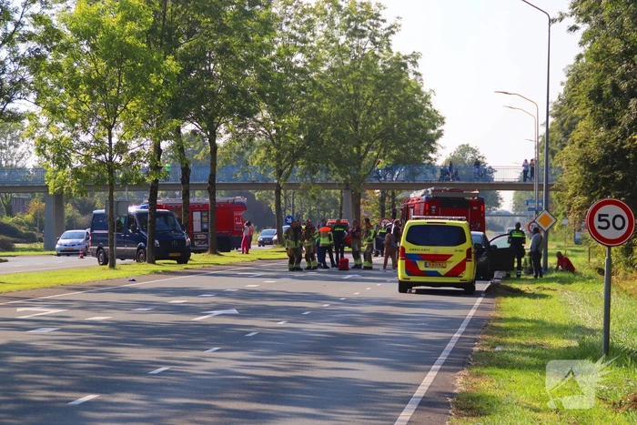 Twee voertuigen betrokken bij aanrijding