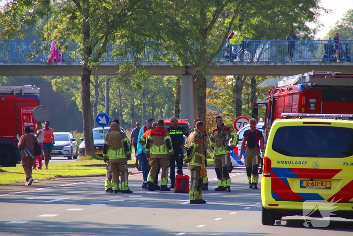 Twee voertuigen betrokken bij aanrijding