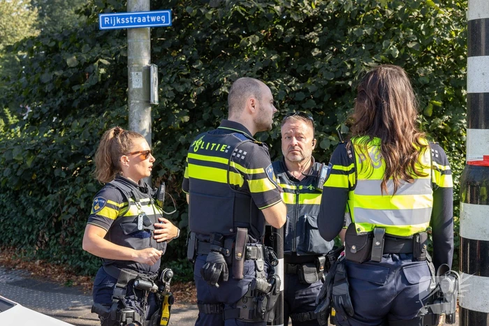 Fietser geschept door lijnbus