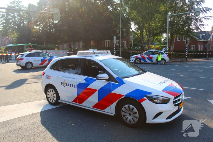 Fietser geschept door lijnbus